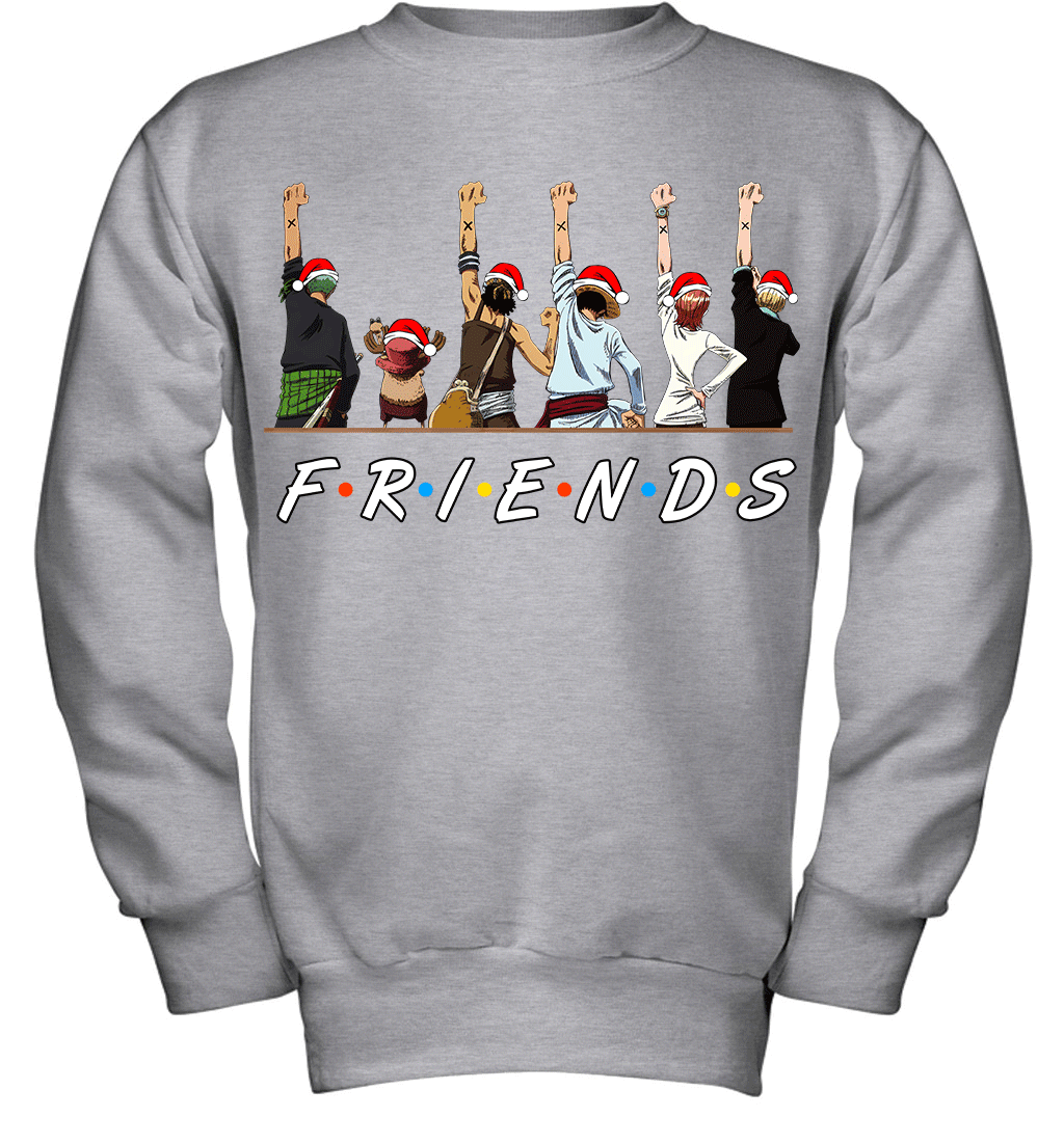 One Piece Christmas FRIENDS - Straw Hat Crew Graphic T-shirt