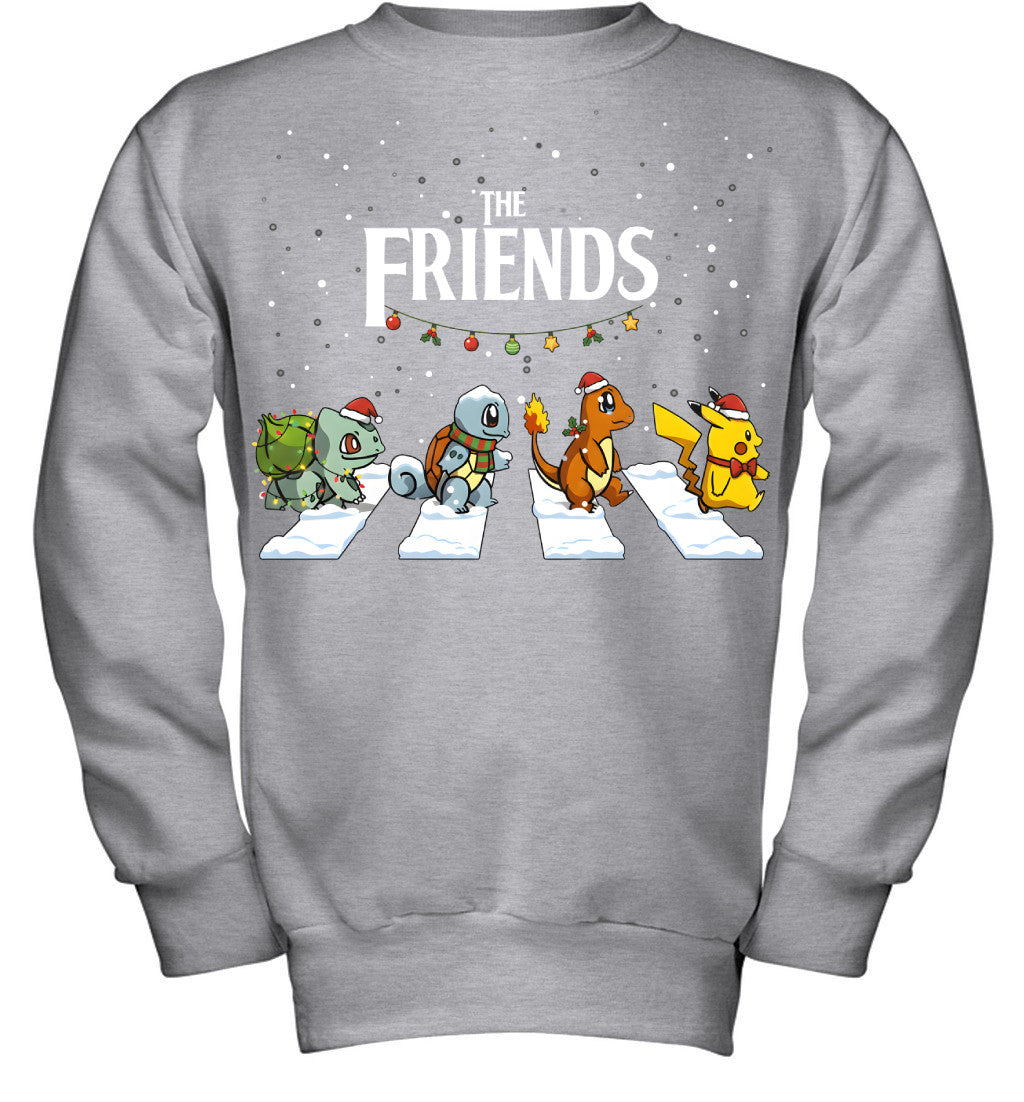 The Friends Pokémon Christmas Tee – Funny Holiday Shirt for Friends