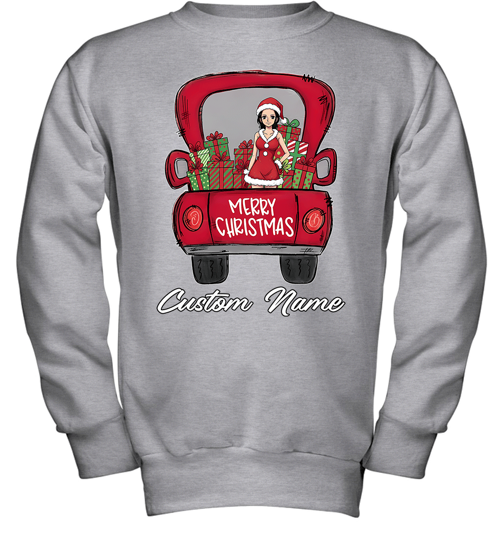 One Piece Nico Robin Merry Christmas Personalized Graphic T-shirt