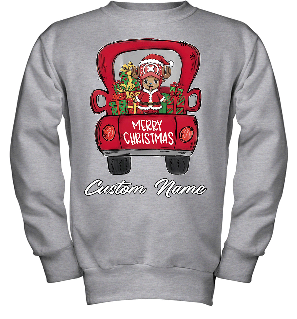 One Piece Chopper Merry Christmas Personalized Graphic T-shirt