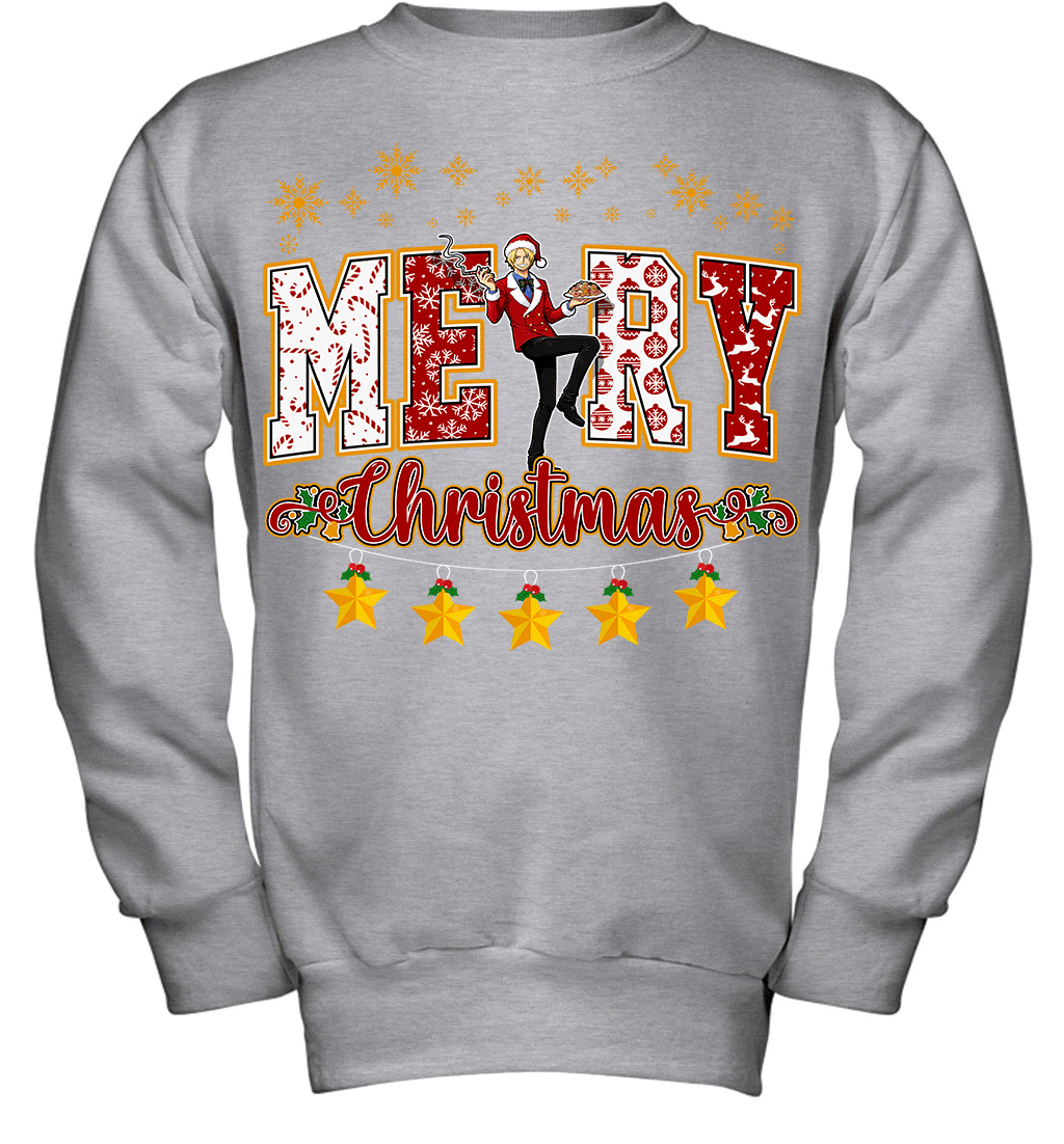 One Piece Sanji Spreads Christmas Cheer Graphic T-shirt