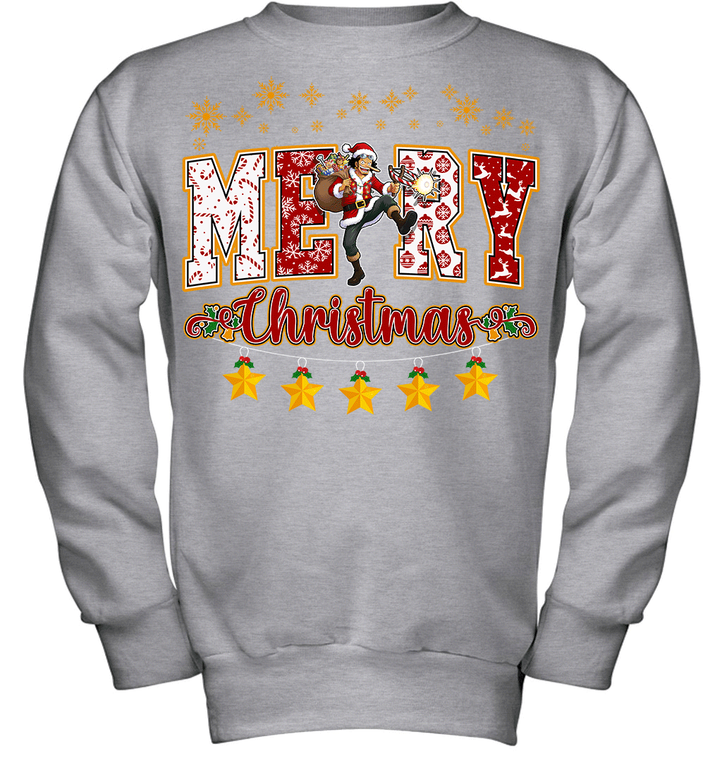 One Piece Usopp Spreads Christmas Cheer Graphic T-shirt