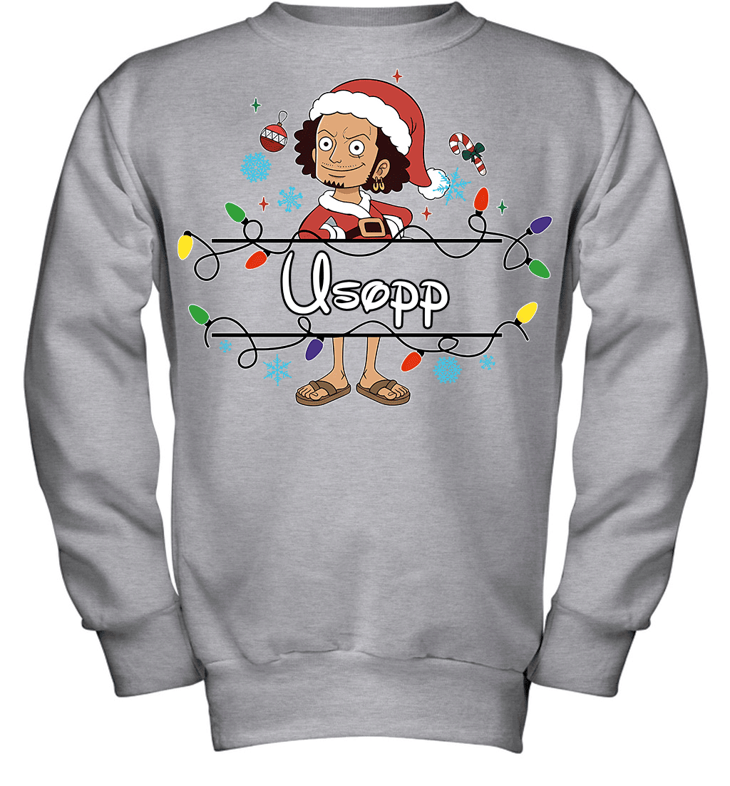 Usopp Christmas Magic Light Up Your Holiday With Style Graphic T-shirt