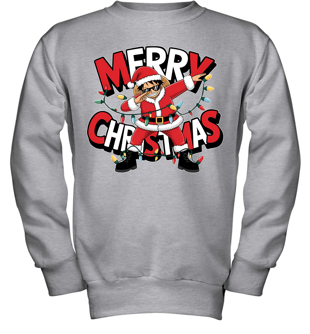 Santa Monkey D. Luffy The Funniest Christmas Hero Graphic T-shirt