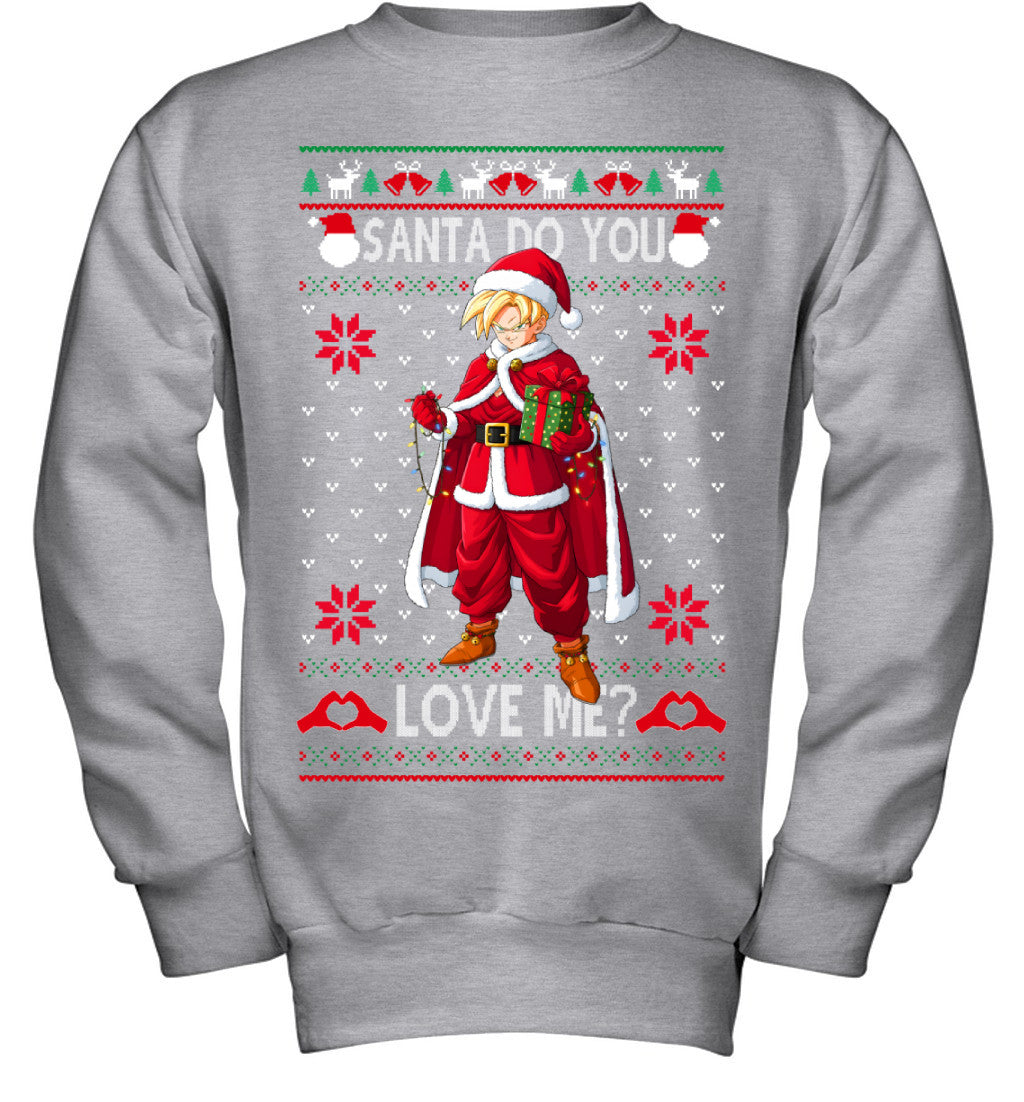 Son Gohan Dragon Ball Santa Do You Love Me Ugly Christmas T-Shirt