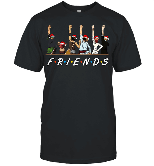 One Piece Christmas FRIENDS - Straw Hat Crew Graphic T-shirt