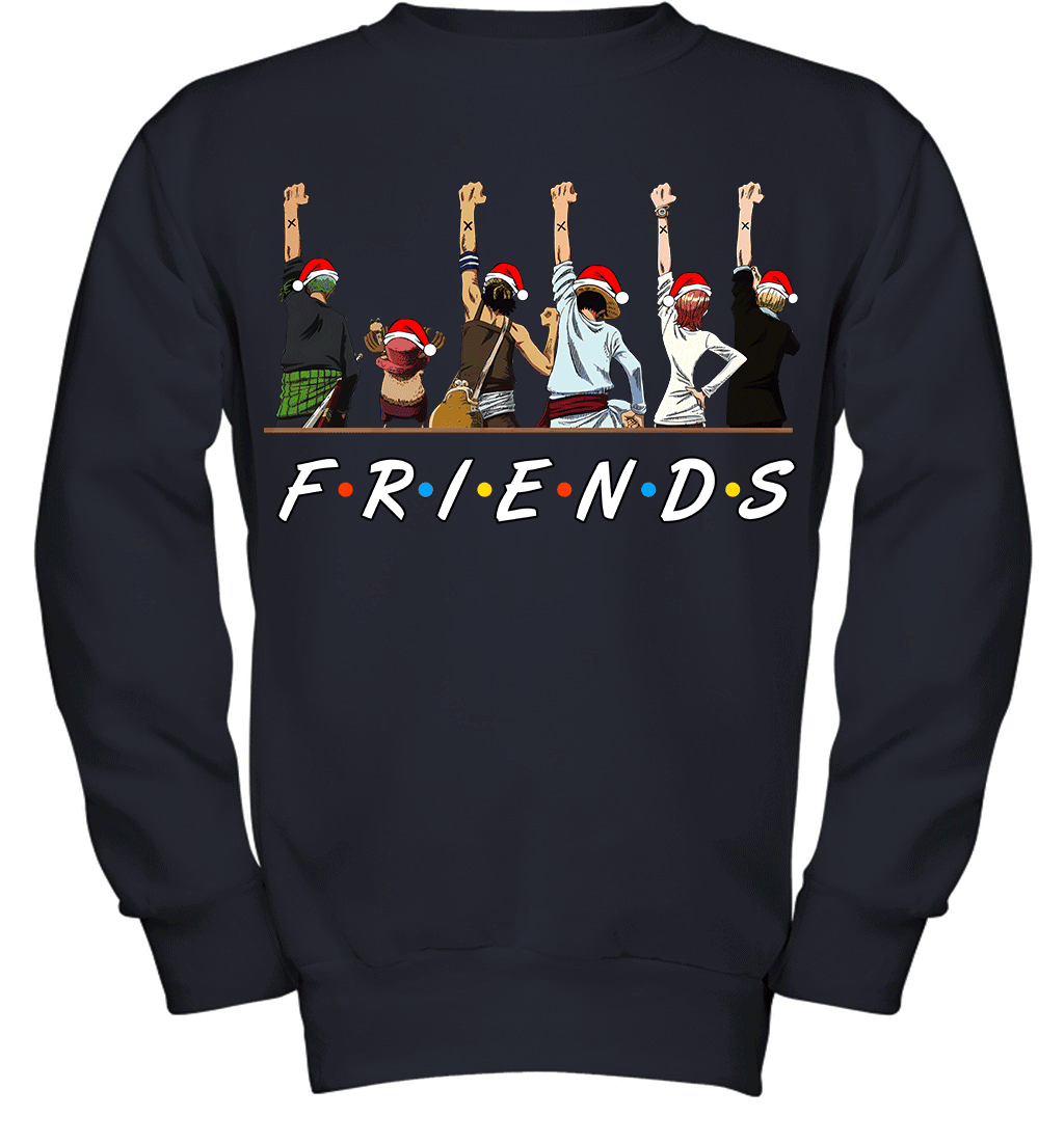 One Piece Christmas FRIENDS - Straw Hat Crew Graphic T-shirt