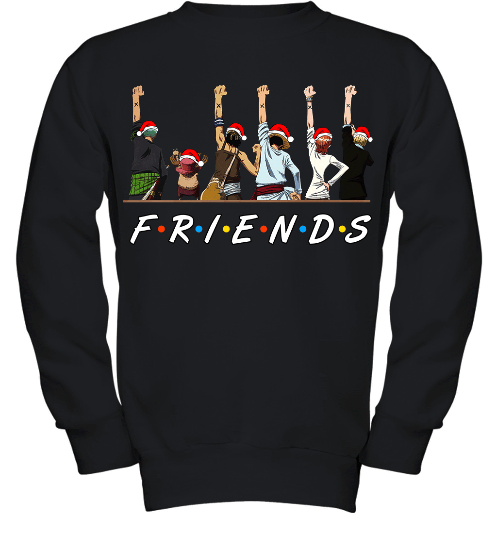 One Piece Christmas FRIENDS - Straw Hat Crew Graphic T-shirt