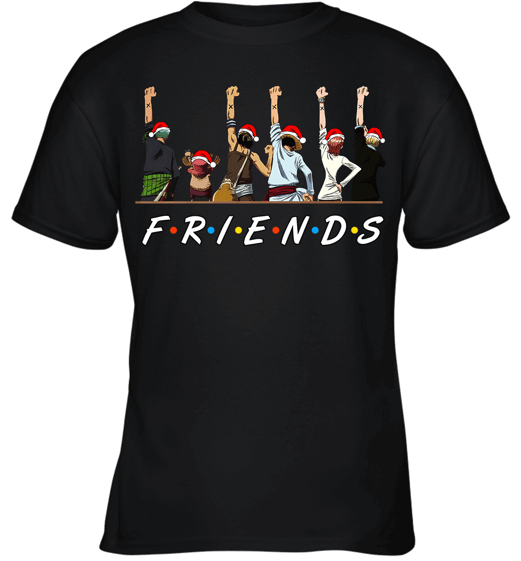 One Piece Christmas FRIENDS - Straw Hat Crew Graphic T-shirt