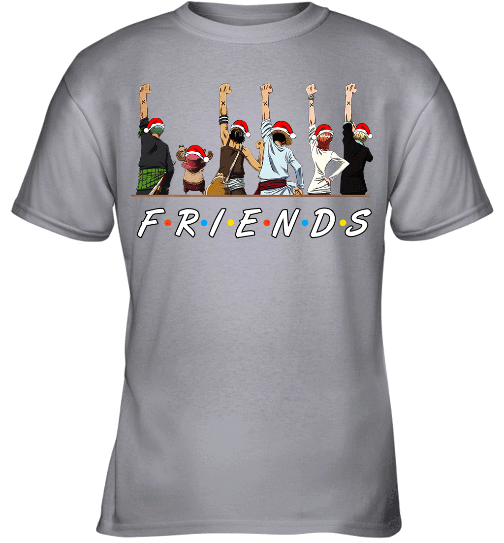 One Piece Christmas FRIENDS - Straw Hat Crew Graphic T-shirt
