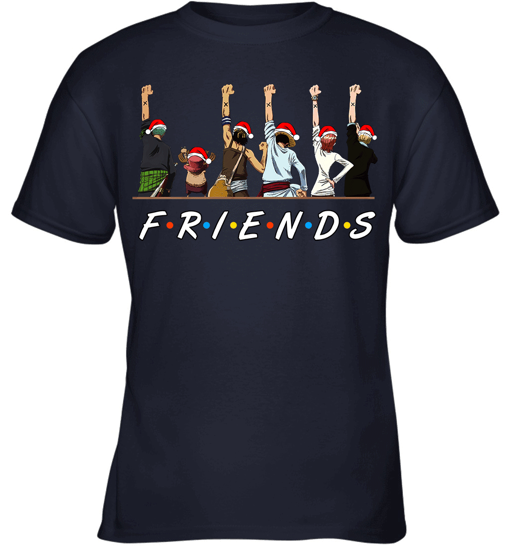 One Piece Christmas FRIENDS - Straw Hat Crew Graphic T-shirt