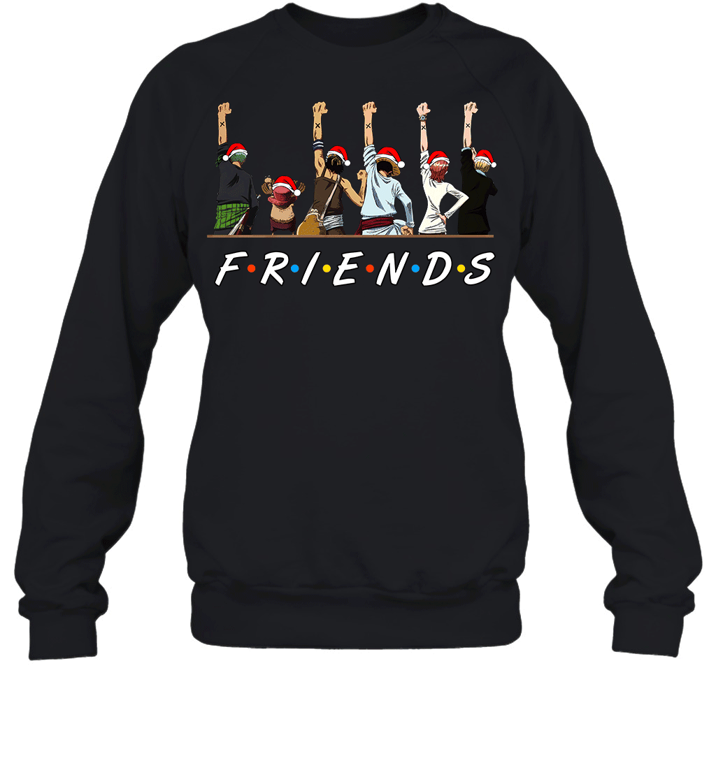 One Piece Christmas FRIENDS - Straw Hat Crew Graphic T-shirt