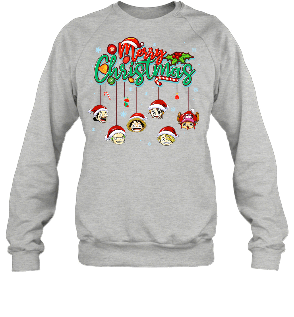 One Piece Christmas FRIENDS - Straw Hat Crew Holiday Graphic T-shirt