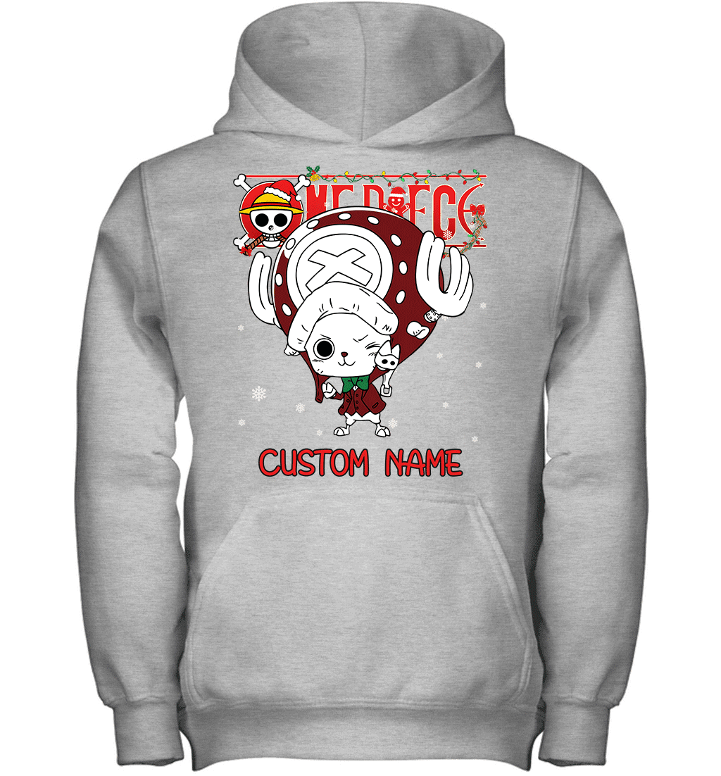 One Piece - Tony Tony Chopper Christmas Style Personalized Graphic T-shirt