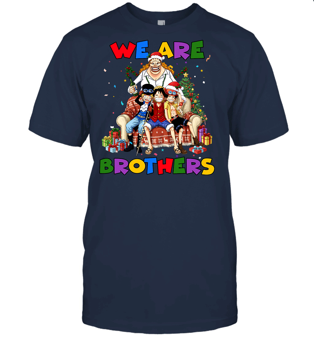 Luffy Ace Sabo We Are Brothers Christmas Graphic T-shirt