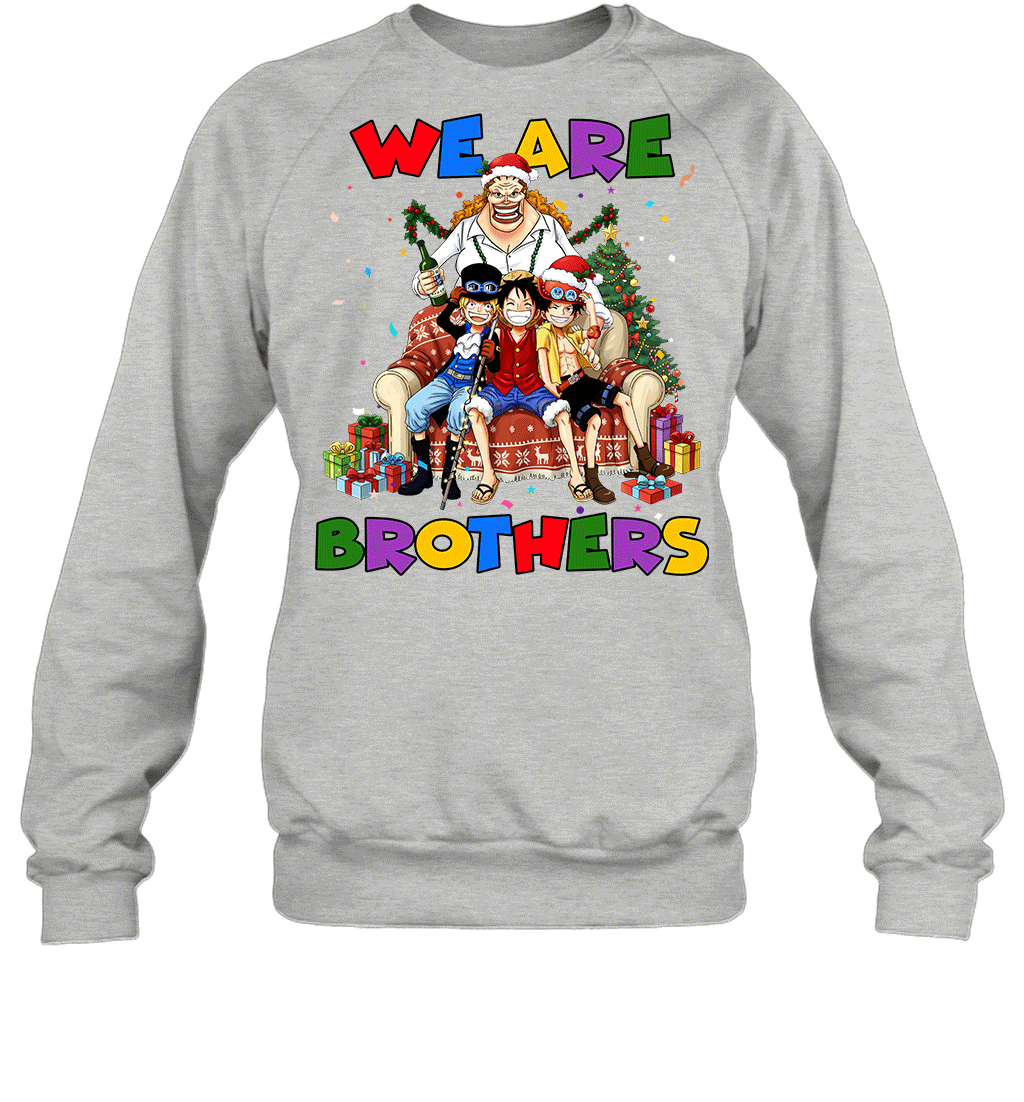 Luffy Ace Sabo We Are Brothers Christmas Graphic T-shirt