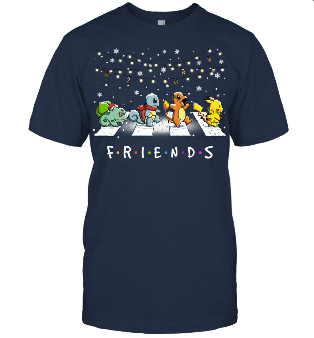 Matching Pokemon Christmas T-Shirt for Friends – Funny Holiday Gift Idea