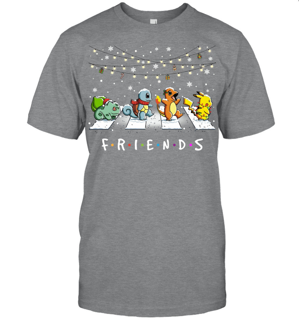 Matching Pokemon Christmas T-Shirt for Friends – Funny Holiday Gift Idea