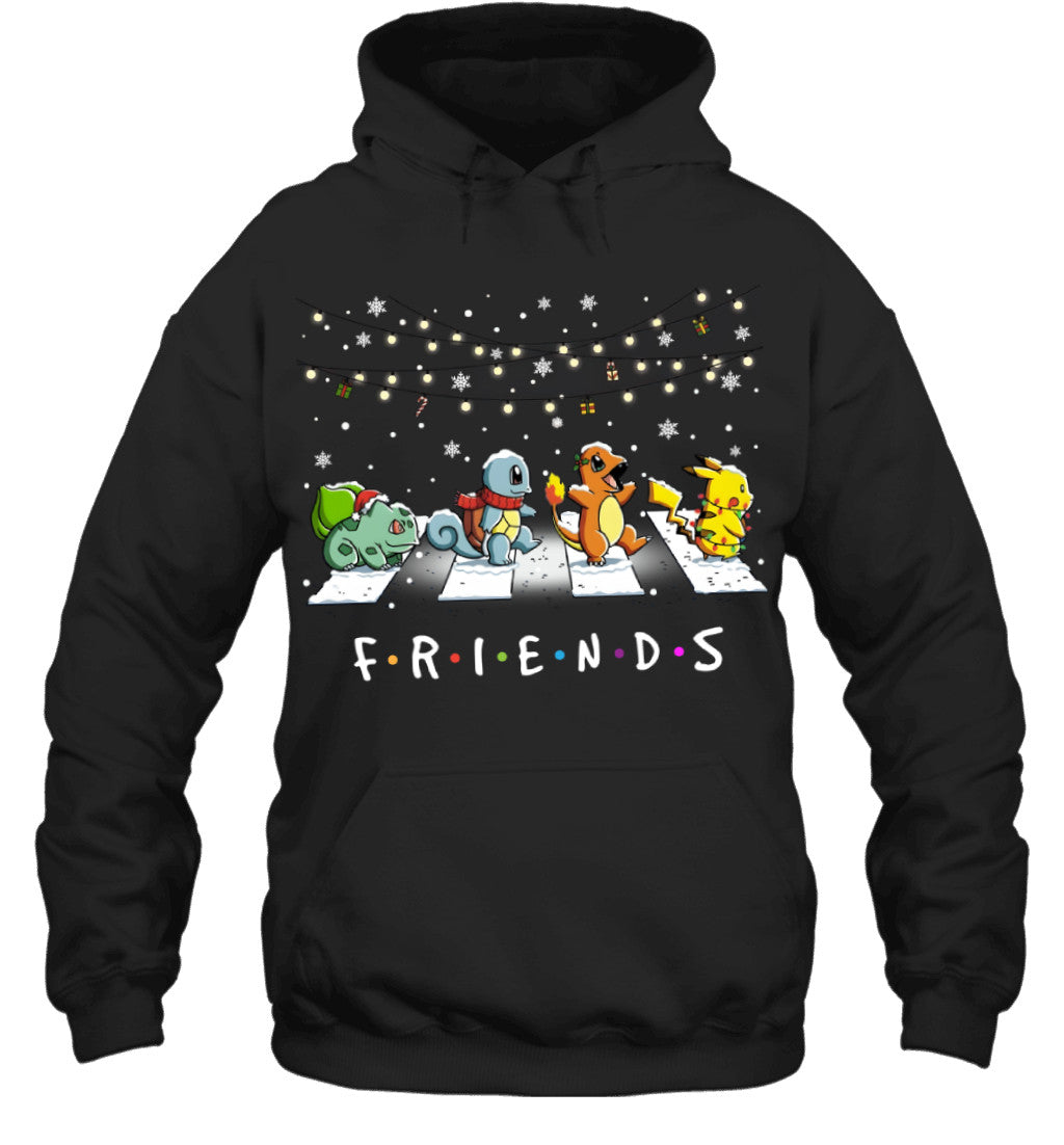 Matching Pokemon Christmas T-Shirt for Friends – Funny Holiday Gift Idea