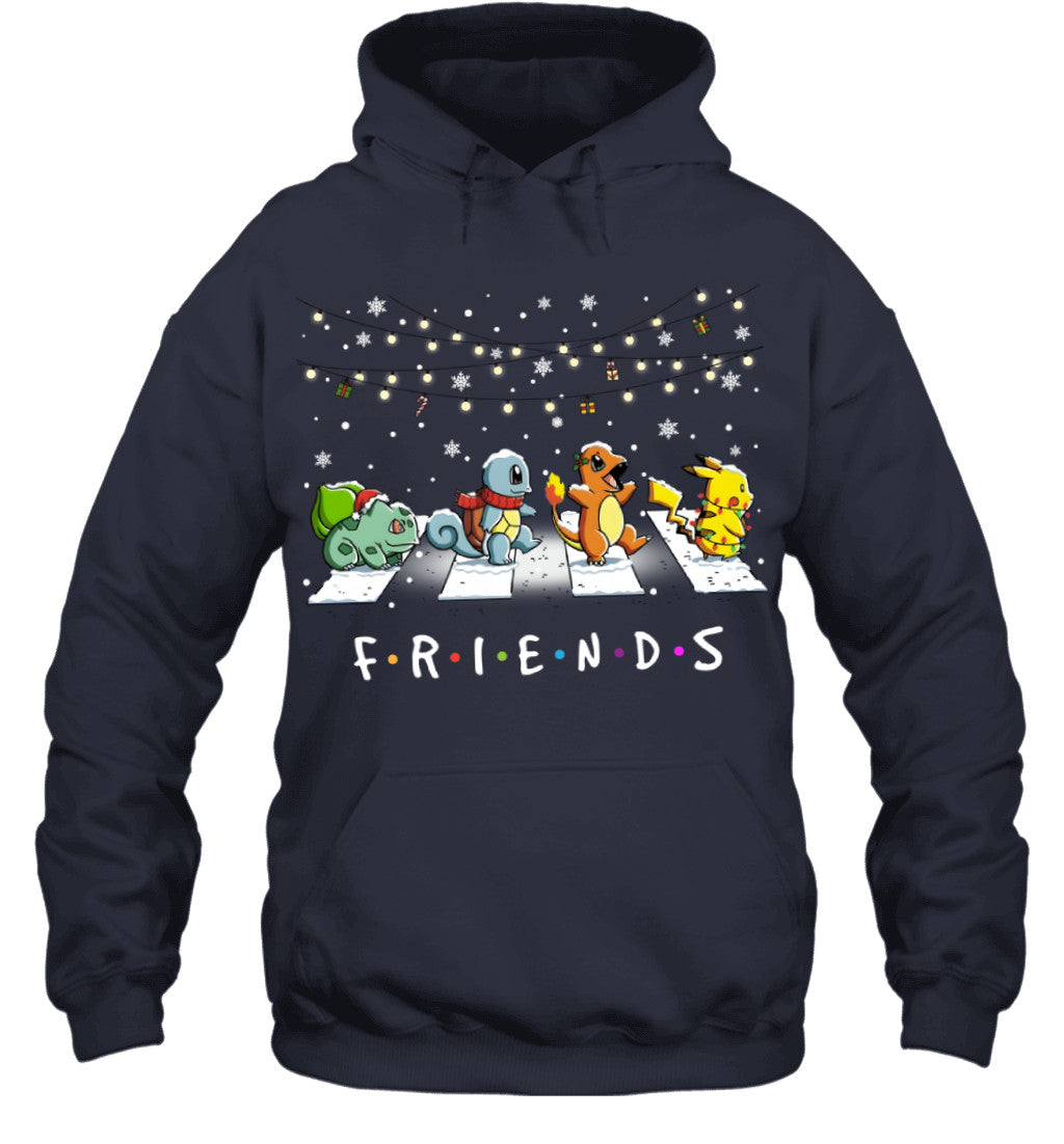 Matching Pokemon Christmas T-Shirt for Friends – Funny Holiday Gift Idea