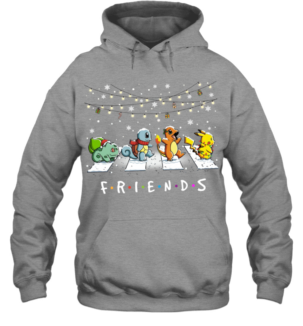 Matching Pokemon Christmas T-Shirt for Friends – Funny Holiday Gift Idea
