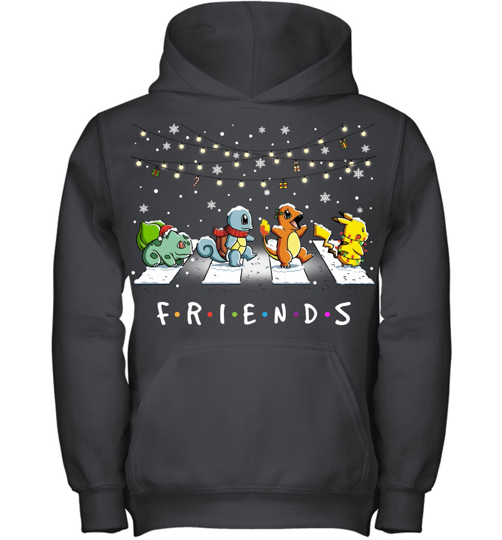 Matching Pokemon Christmas T-Shirt for Friends – Funny Holiday Gift Idea