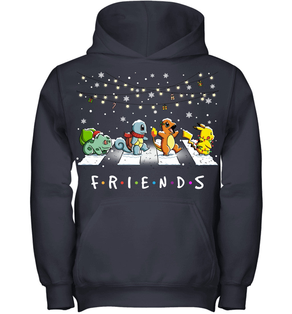 Matching Pokemon Christmas T-Shirt for Friends – Funny Holiday Gift Idea