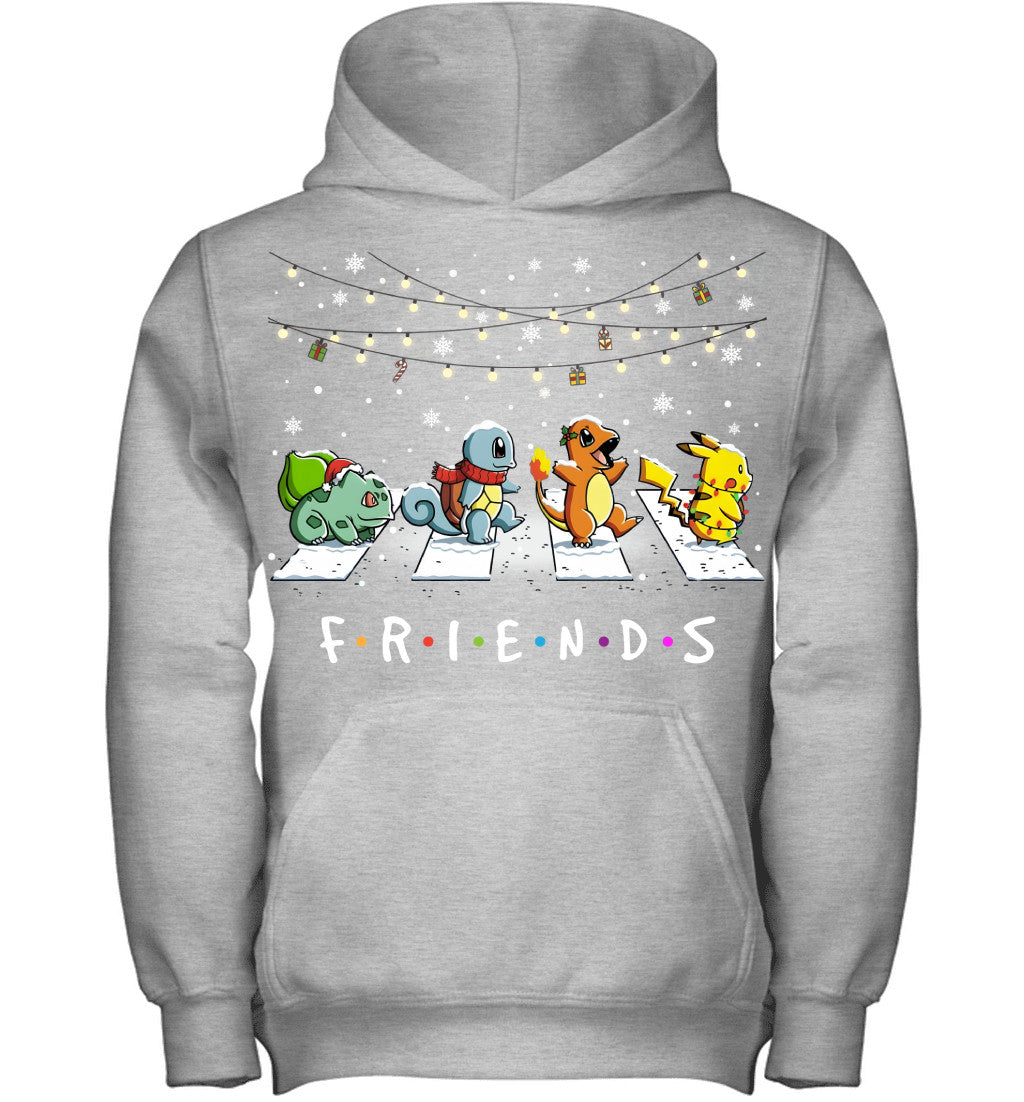 Matching Pokemon Christmas T-Shirt for Friends – Funny Holiday Gift Idea