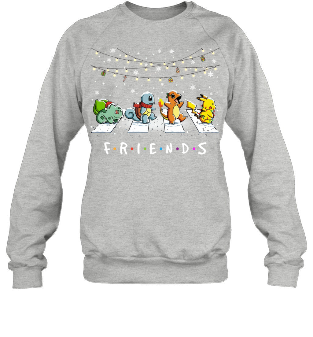 Matching Pokemon Christmas T-Shirt for Friends – Funny Holiday Gift Idea