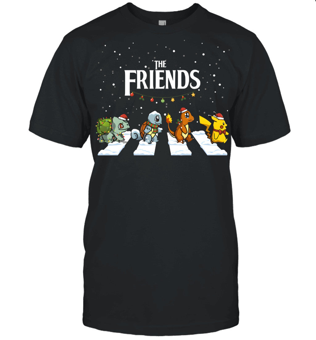 The Friends Pokémon Christmas Tee – Funny Holiday Shirt for Friends