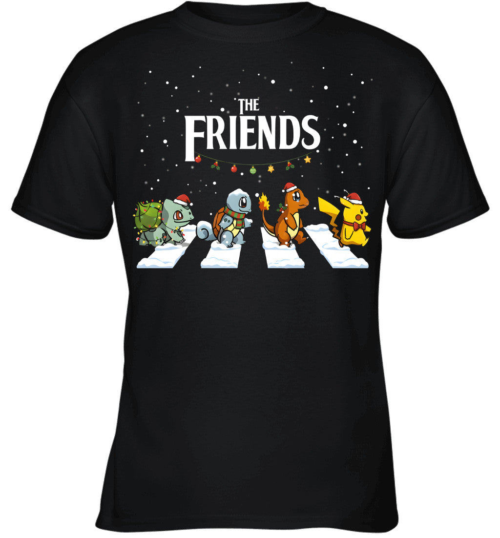 The Friends Pokémon Christmas Tee – Funny Holiday Shirt for Friends