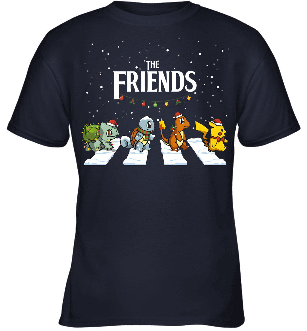 The Friends Pokémon Christmas Tee – Funny Holiday Shirt for Friends