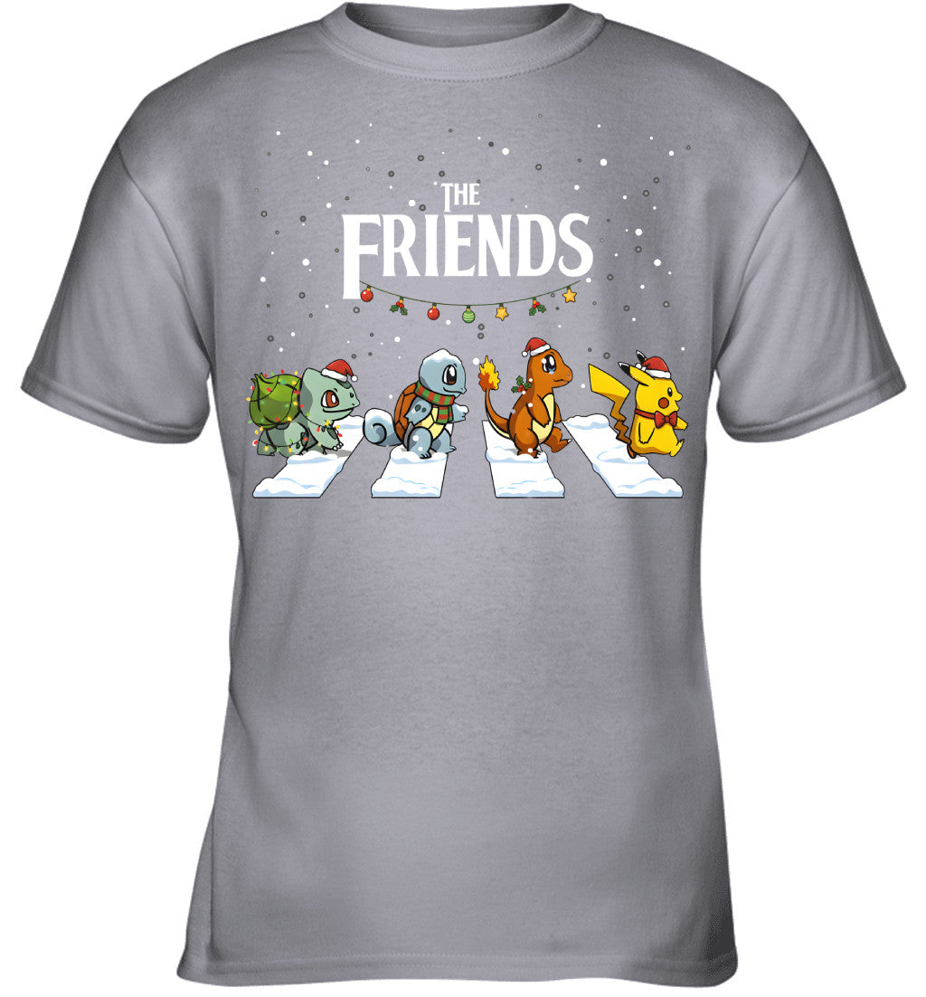 The Friends Pokémon Christmas Tee – Funny Holiday Shirt for Friends