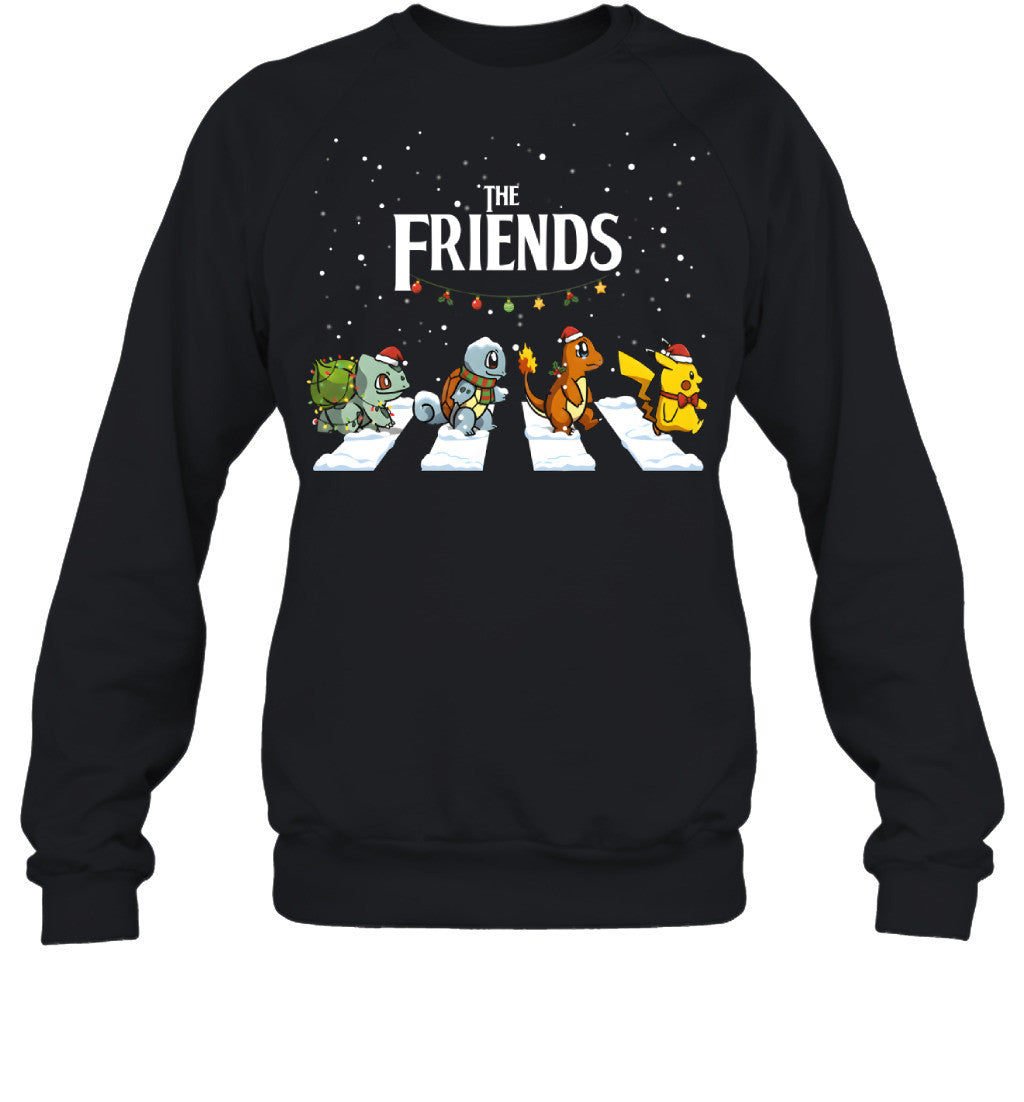 The Friends Pokémon Christmas Tee – Funny Holiday Shirt for Friends