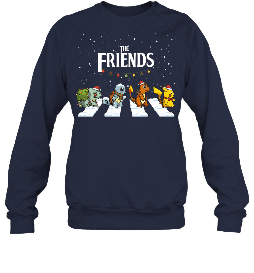 The Friends Pokémon Christmas Tee – Funny Holiday Shirt for Friends