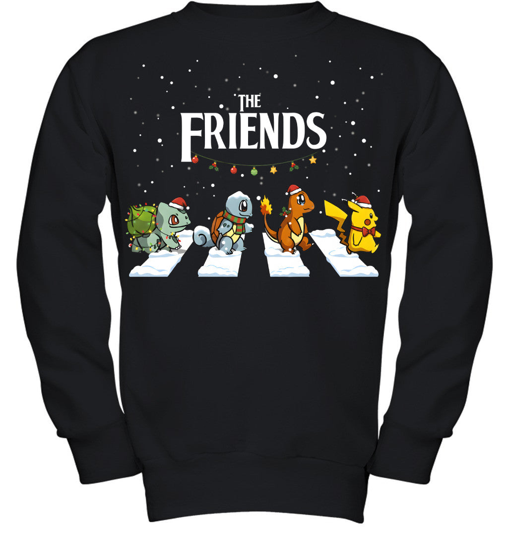 The Friends Pokémon Christmas Tee – Funny Holiday Shirt for Friends