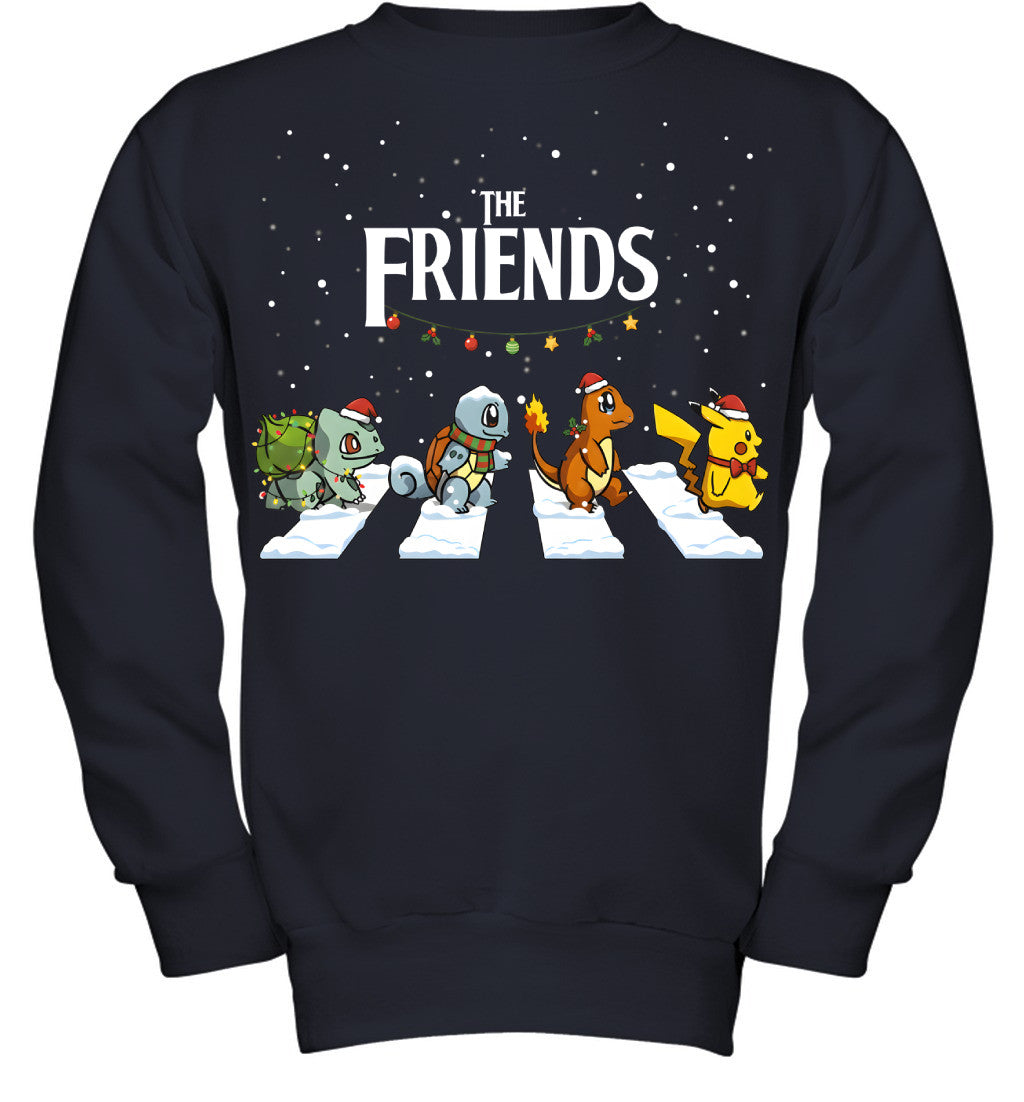 The Friends Pokémon Christmas Tee – Funny Holiday Shirt for Friends