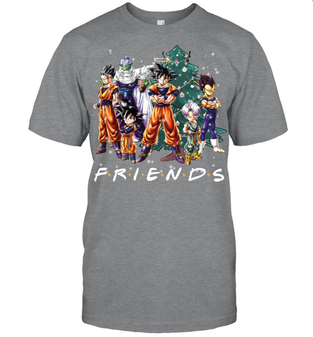 Dragon Ball Friends Christmas T-Shirt – Goku and Friends Holiday Tee