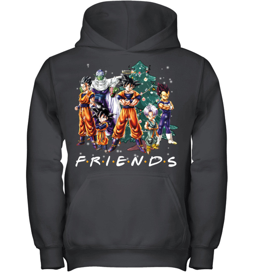 Dragon Ball Friends Christmas T-Shirt – Goku and Friends Holiday Tee