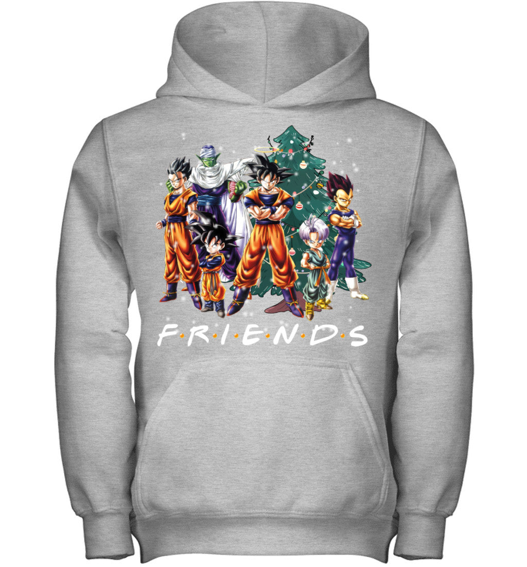Dragon Ball Friends Christmas T-Shirt – Goku and Friends Holiday Tee