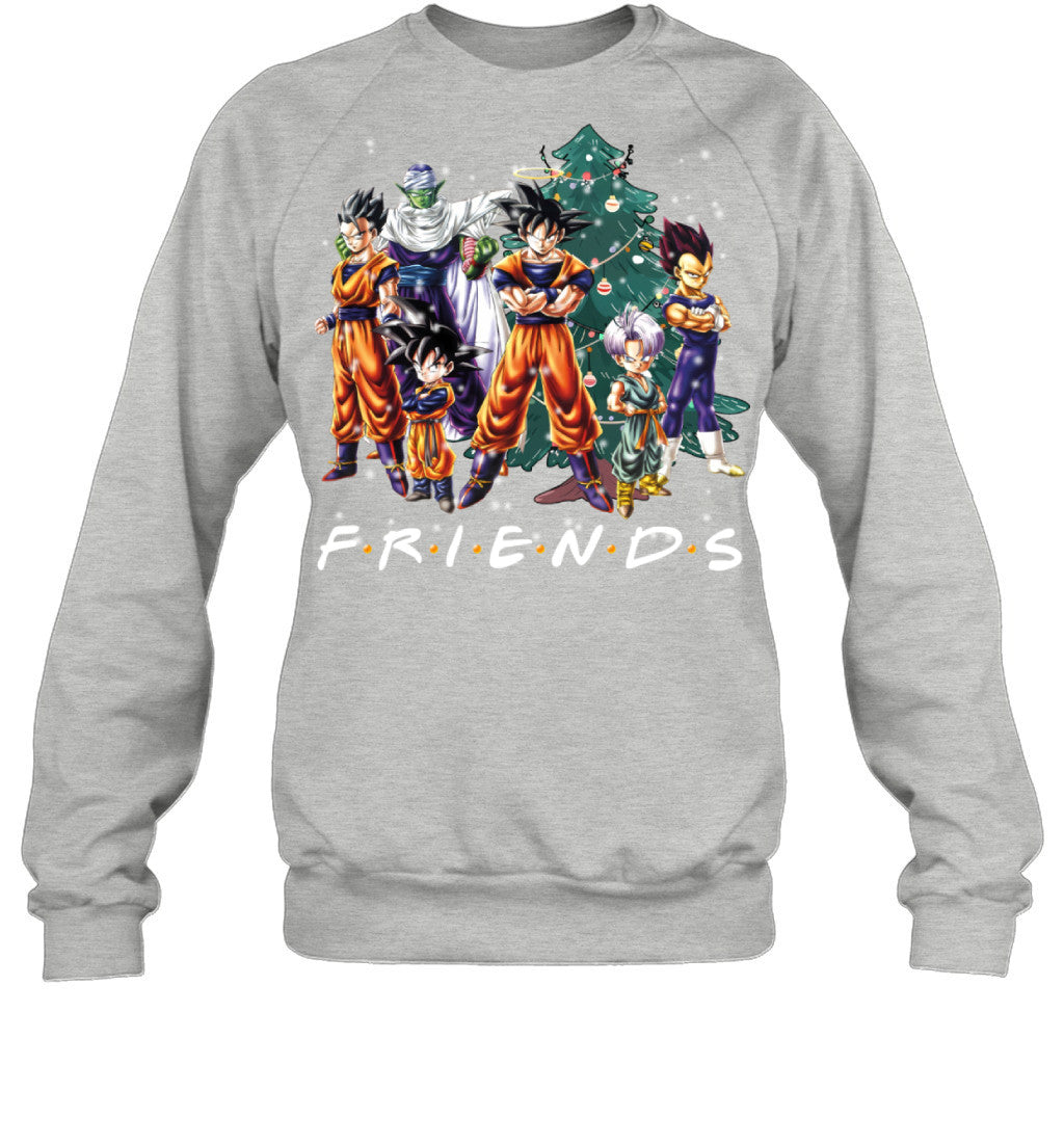 Dragon Ball Friends Christmas T-Shirt – Goku and Friends Holiday Tee