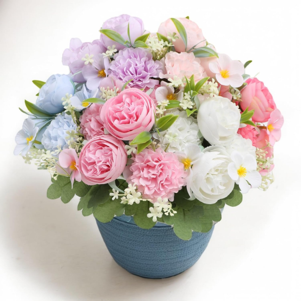 6 Color Rose Peony Artificial Flowers