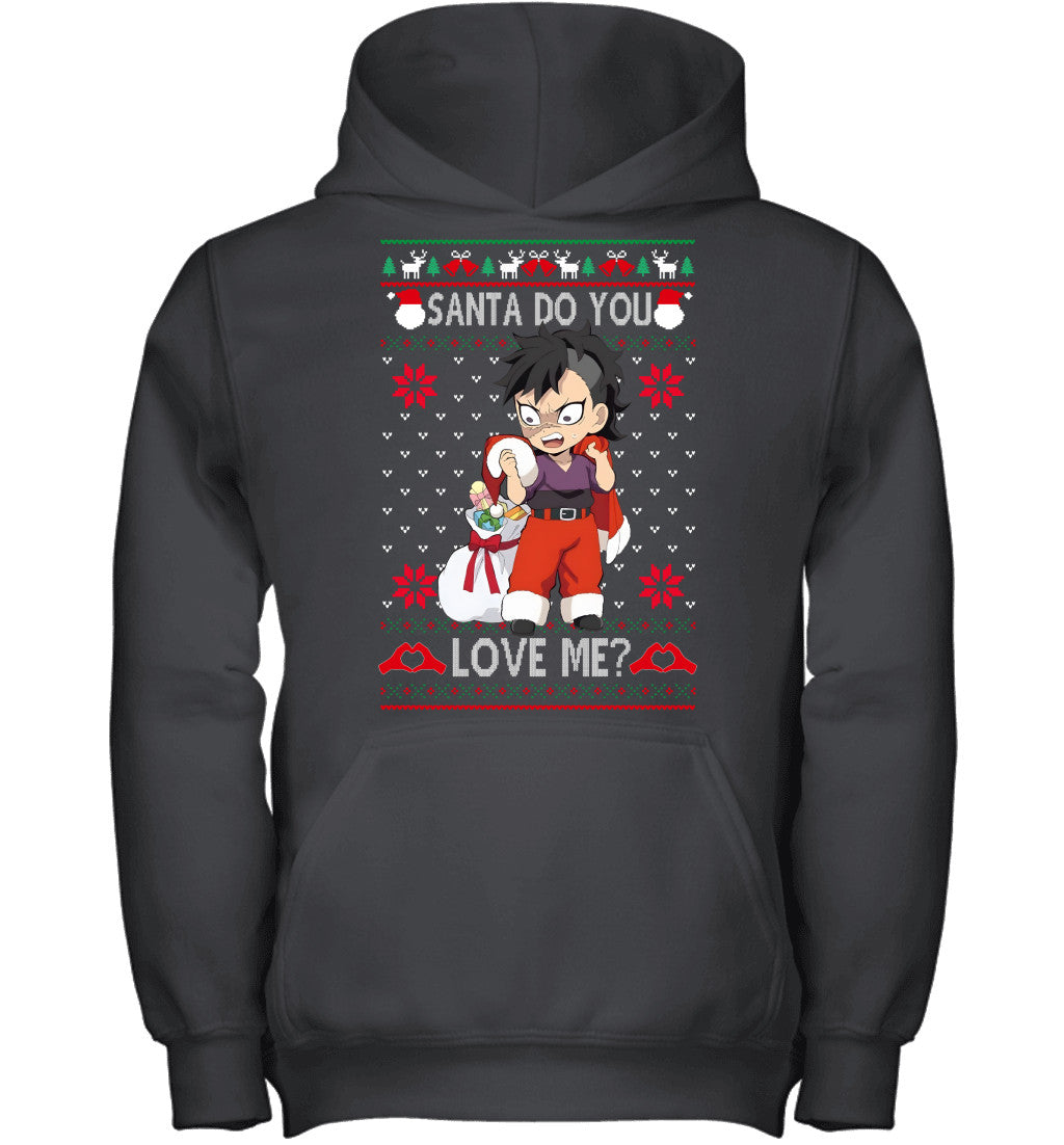 Genya Shinazugawa Demon Slayer Santa Do You Love Me Ugly Christmas T-Shirt