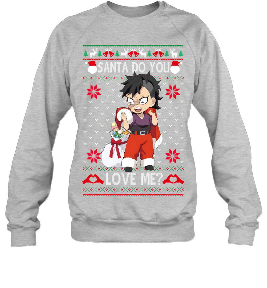 Genya Shinazugawa Demon Slayer Santa Do You Love Me Ugly Christmas T-Shirt