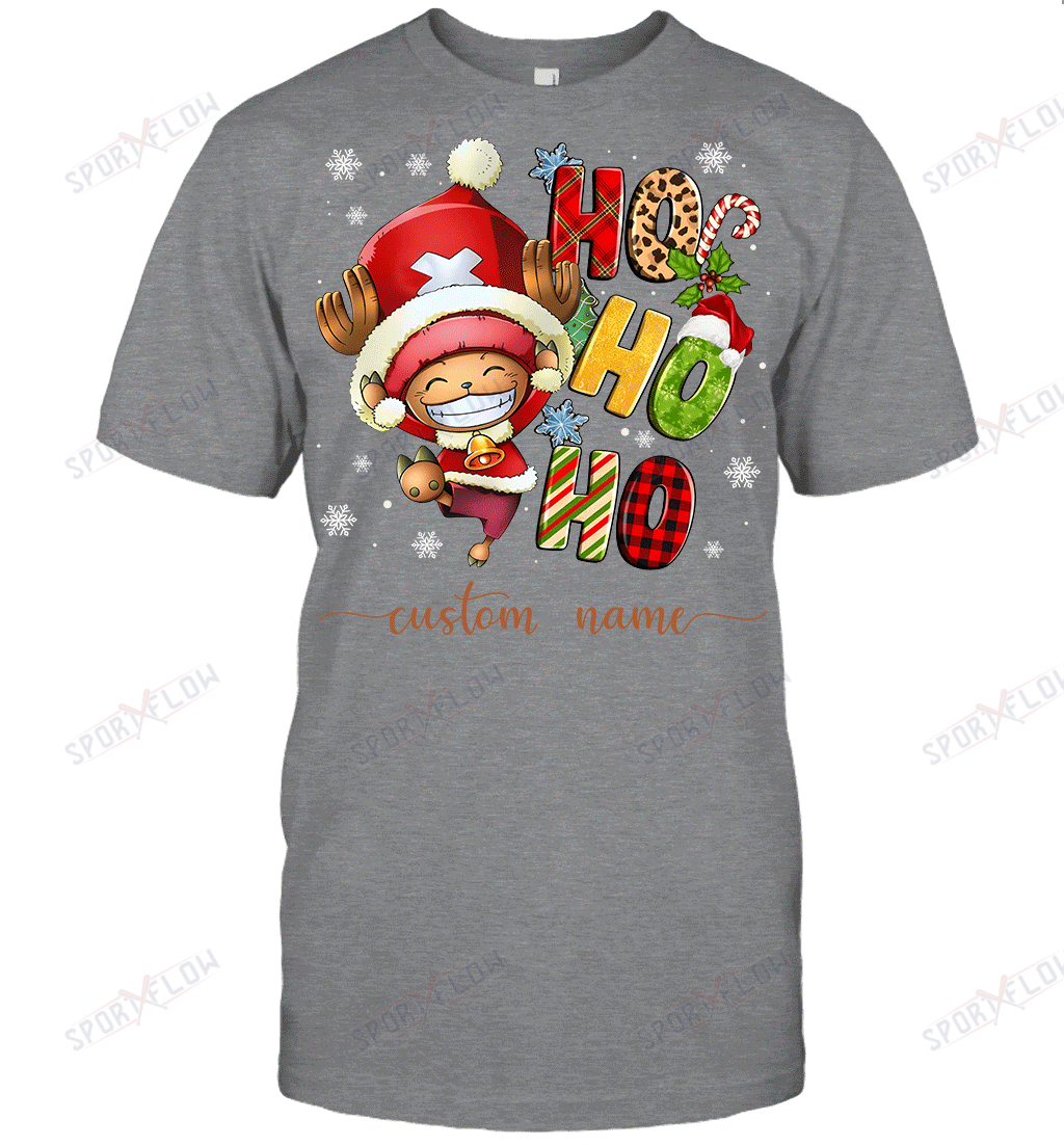 Chopper Christmas Ho Ho Ho Custom Name Graphic T-shirt