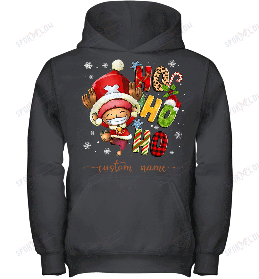 Chopper Christmas Ho Ho Ho Custom Name Graphic T-shirt