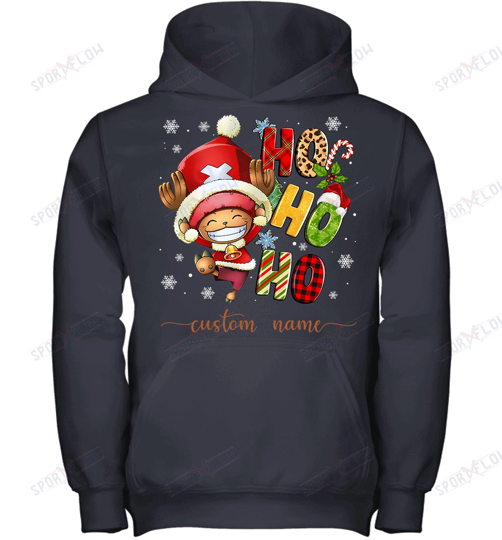 Chopper Christmas Ho Ho Ho Custom Name Graphic T-shirt