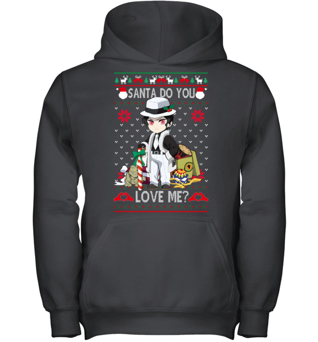 Muzan Kibutsuji Demon Slayer Santa Do You Love Me Ugly Christmas T-Shirt