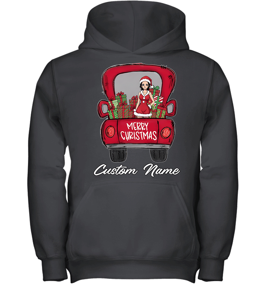 One Piece Nico Robin Merry Christmas Personalized Graphic T-shirt