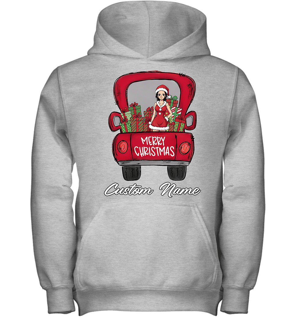 One Piece Nico Robin Merry Christmas Personalized Graphic T-shirt